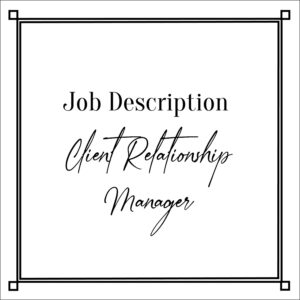 JD Client Relationship Manager