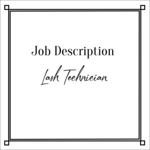 JD Lash Technician