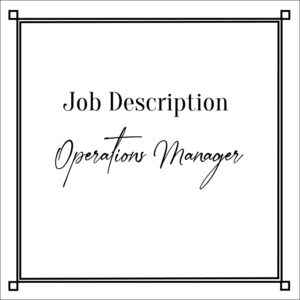 JD Operations Manager
