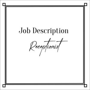 JD Receptionist