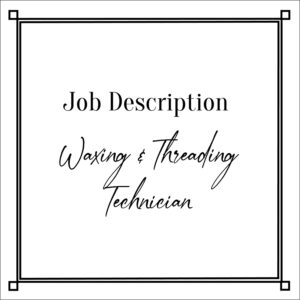 JD Waxing & Threading Technician
