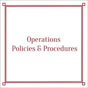 Operations Policies & Procedures
